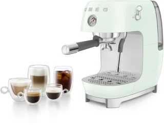 SMEG ECF03PGEU - Handmatige espressomachine - Cold Brew - Watergroen