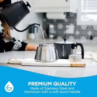 Inductie Kookplaat voor Moka Pan en Espresso machine - Voor Alle Fornuizen