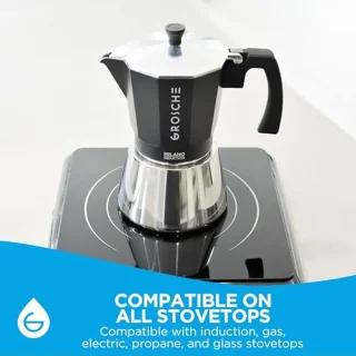 Inductie Kookplaat voor Moka Pan en Espresso machine - Voor Alle Fornuizen