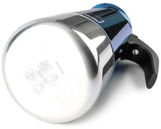 Espressomachine voor 2 kopjes, 100 ml - Roestvrij Staal, Geschikt voor Inductie