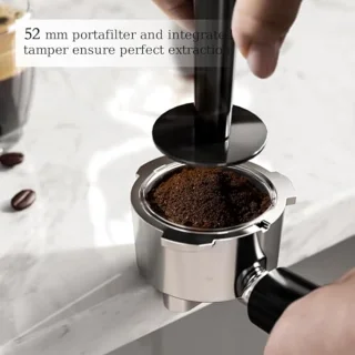 Espressomachine met 20 stangen en melkopschuimer voor cappuccino en koffie