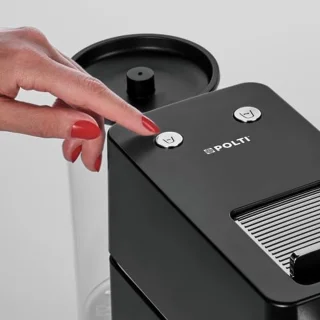 Espressomachine voor E.S.E. 44 mm, 0,85 l tank, zwart, korte en lange espresso