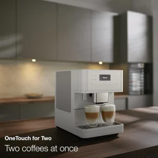 Miele CM 6160 MilkPerfection LOWS Bean to Cup Coffee Machine - White