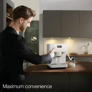 Miele CM 6160 MilkPerfection LOWS Bean to Cup Coffee Machine - White