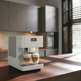 Miele CM 6160 MilkPerfection LOWS Bean to Cup Coffee Machine - White