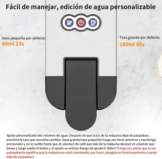 4-in-1 capsulekoffiezetapparaat met hoge druk en automatische uitschakeling