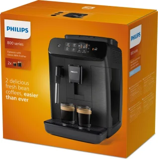 Philips Series 800 EP0820/00 Bean to Cup Coffee Machine - Black