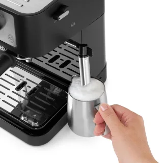 White-Label® Espressomachine - Koffiezetapparaat - Koffiemachines - Zwart en Zilver