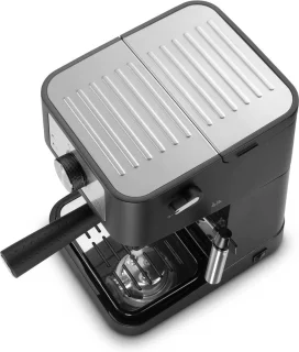 White-Label® Espressomachine - Koffiezetapparaat - Koffiemachines - Zwart en Zilver