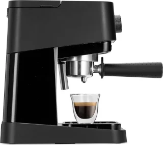 White-Label® Espressomachine - Koffiezetapparaat - Koffiemachines - Zwart en Zilver
