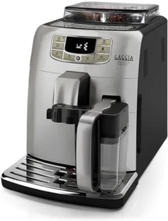 Automatische Koffiemachine, RVS, Compact en Elegant, 25.7 x 34 x 44.5 cm