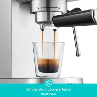 CLVP® Espressomachine - Koffiezetapparaat - Koffiemachines - Zilver