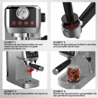 Espressomachine - Koffiezetapparaat - Koffiemachines
