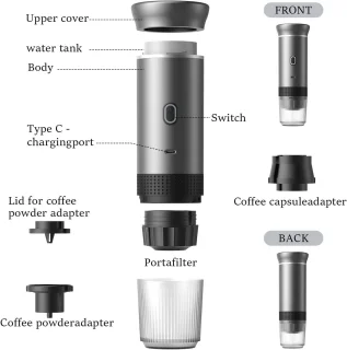 Eleketrische espressomachine voor heerlijke koffie