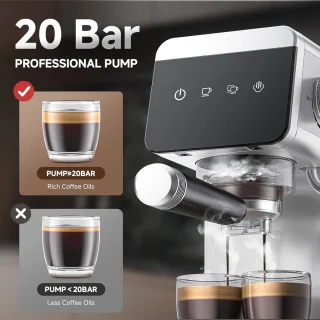 2-in-1 latte- en espressomachine