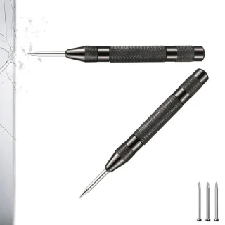2 stuks automatische korrels 130 mm zwart
