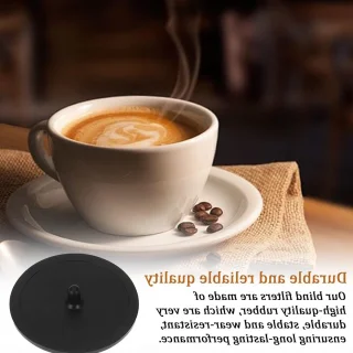 3 stuks zwarte blinde filter backflush schijven voor koffiemachine
