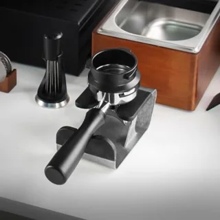 Aanstampstation espresso - portafilter houder