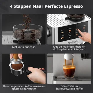 AIRMSEN Espressomachine Huishoudelijk