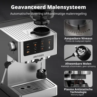 AIRMSEN Espressomachine Huishoudelijk