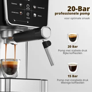 Wat vinden we goed aan de AIRMSEN Espressomachine