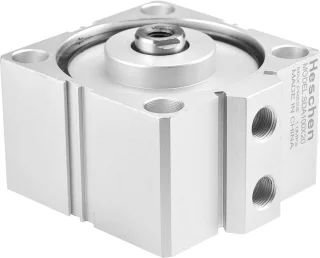 Aluminium pneumatische cilinder 20 x 100 mm 3/8" poort