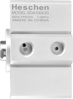 Aluminium pneumatische cilinder 20 x 100 mm 3/8" poort