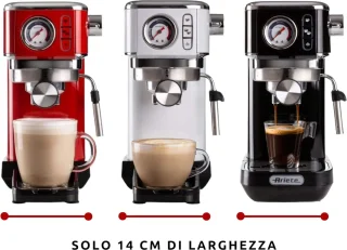 Ariete 1381/33 Moderna Espressomachine Rood