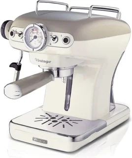 Ariete 1389/13 Vintage Piston Espressomachine Beige