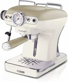 Ariete 1389/13 Vintage Piston Espressomachine Beige