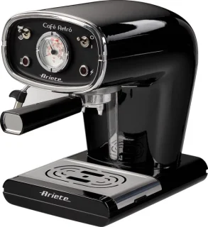 Ariete Cafe Retro Cappuccino Machine Black