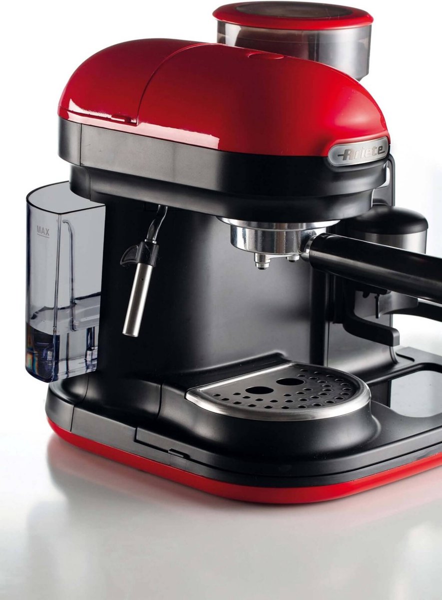 Wat vinden we goed aan de Ariete Moderna 1318/00 Espressomachine Rood