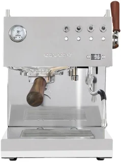 Ascaso Steel Duo Plus espressomachine - roestvrij staal/hout