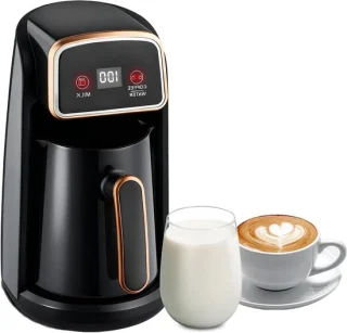 Automatische elektrische koffiezetter zwart
