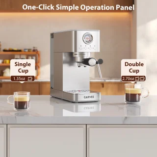 Wat vinden we goed aan de Automatische espressomachine met bonenmolen en melkopschuimer