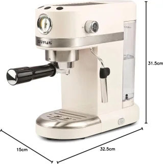 Automatische espressomachine - wit