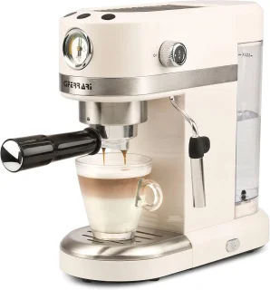 Automatische espressomachine - wit