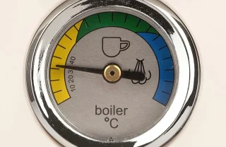 Automatische espressomachine - wit