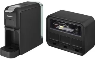 Automatische espressomachine, zwart
