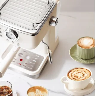 Bedee 1,5L Semi-Automatische Koffiemachine