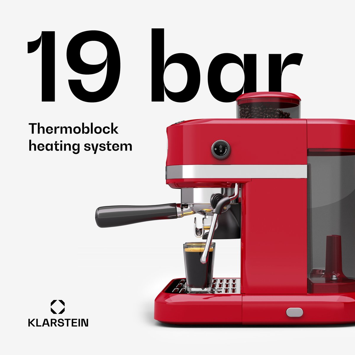 Bella Café espressomachine vintage 1150W