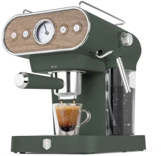 De Berlingerhaus 9857 Matt Green koffiemachine in één oogopslag