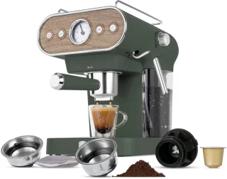Wat vinden we goed aan de Berlingerhaus 9857 Matt Green koffiemachine