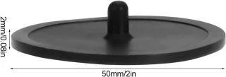 Blindfilter rubberen terugspoelschijf 50 x 2 mm