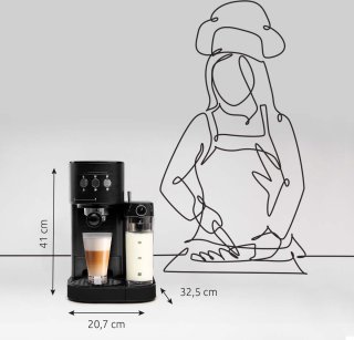 BluMill Piston Koffiemachine Mat Zwart