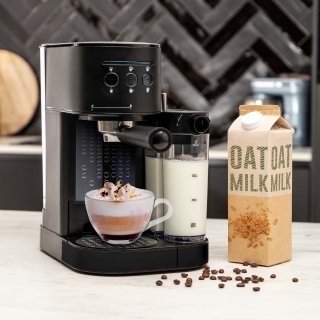BluMill Piston Koffiemachine Mat Zwart