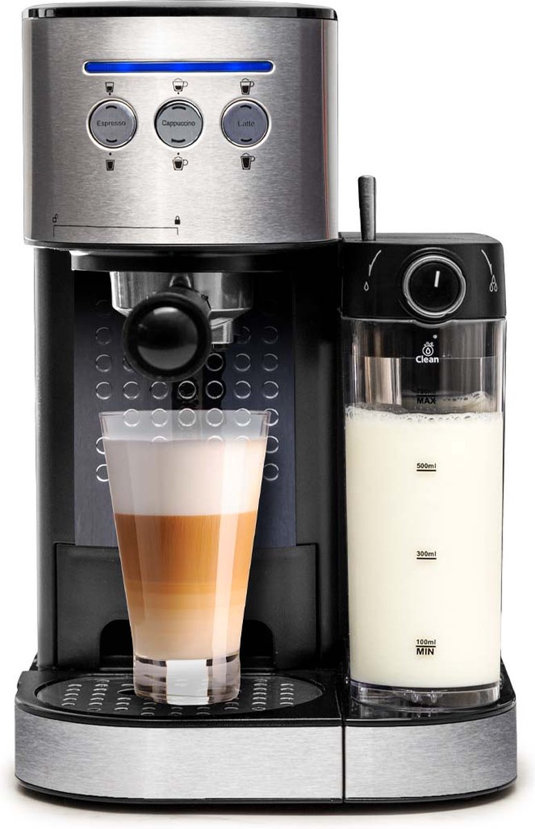 BluMill Piston Koffiemachine Zilver