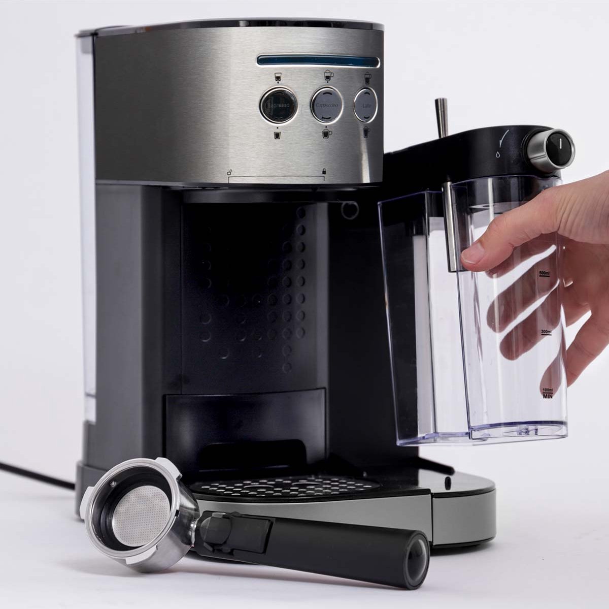 BluMill Piston Koffiemachine Zilver