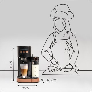Blumill Piston Koffiemachine Zwart Rosé