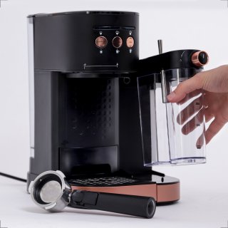 Blumill Piston Koffiemachine Zwart Rosé